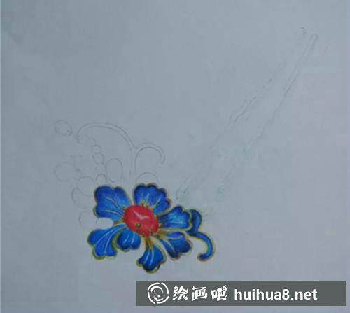 寶石和花瓣 寶石和花瓣