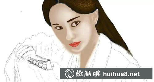 白淺頭發(fā)上色