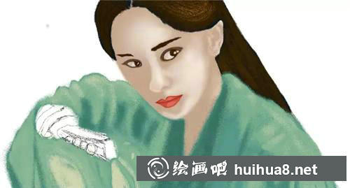 白淺背景上色