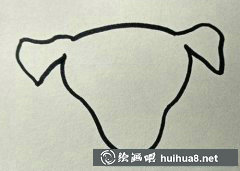 狗狗簡(jiǎn)筆畫(huà)教程分享