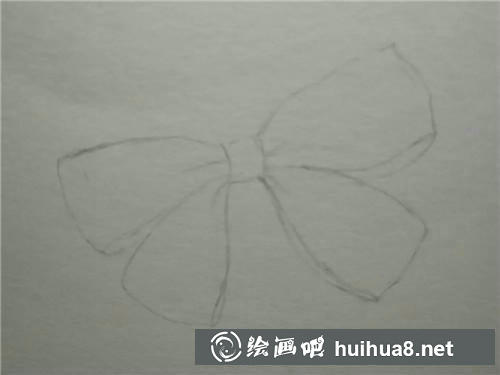 蝴蝶結(jié)線稿