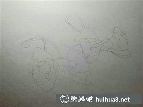 蝴蝶結(jié)線稿