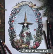彩鉛童話約會藝術(shù)鑒賞