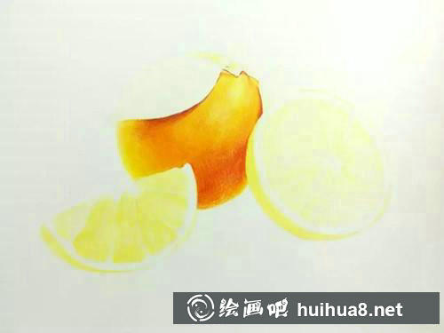 上色橙子皮