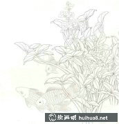 工筆畫鯽魚技法分享