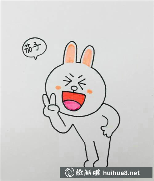 可妮兔上色