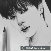 素描入門選花美男五官