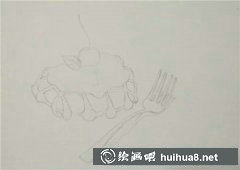 水彩美食教程 華夫餅畫法