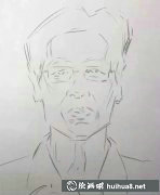 男中年素描頭像四步速成