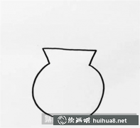 黑白鮮花簡筆畫教程 最簡單上色法