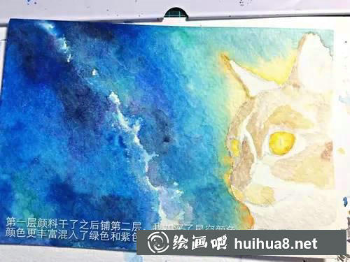 貓咪繪畫(huà)步驟2