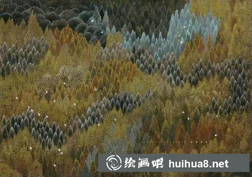 國內(nèi)插畫師秋天的畫卷續(xù)集