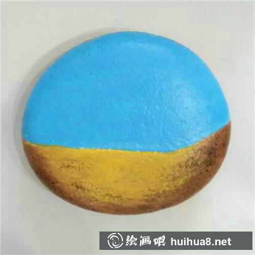 丙烯畫(huà)秋景步驟2