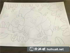 快樂小鳥畫法五步學
