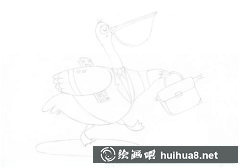 插畫小清新教程塘鵝先生畫法