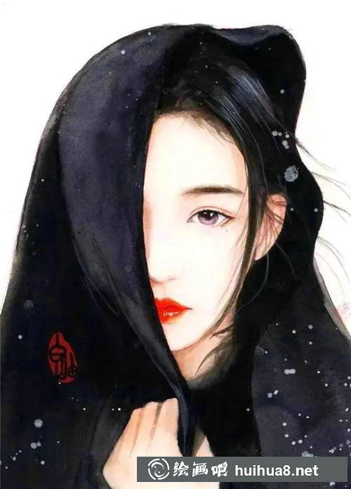 半臉妝美人