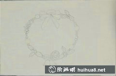 圣誕花環(huán)水彩繪制攻略