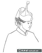 蒙古美少女白描畫(huà)法揭秘