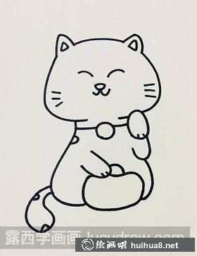招財(cái)貓金元寶和尾巴