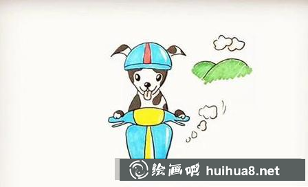 涂色后的貓咪
