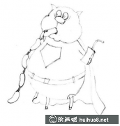 漫畫教程：繪制可愛貪吃貓步驟全解
