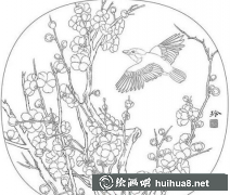 梅花工筆畫(huà)教程步驟
