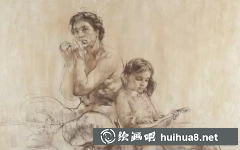 尼古拉布洛欣素描作品賞析