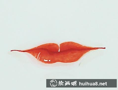 紅唇細(xì)節(jié)