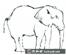 國(guó)畫大象繪制方法入門