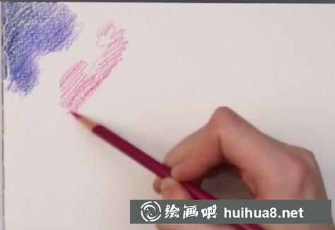 星空彩鉛作品1