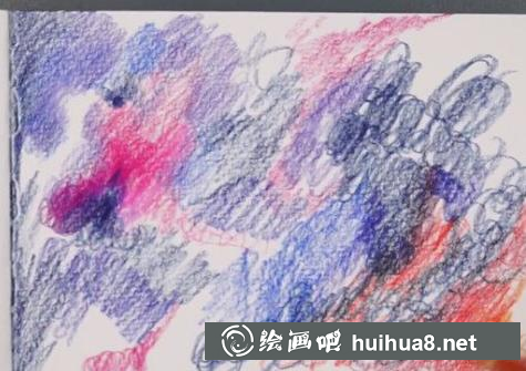 星空彩鉛作品2