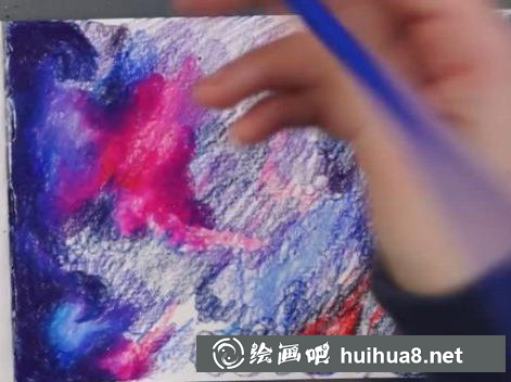星空彩鉛作品3
