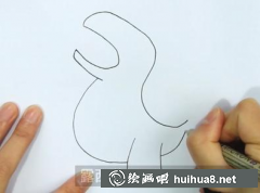 水彩教程：繪制萌趣小恐龍