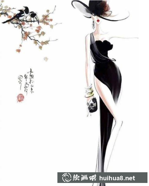 水墨少女1