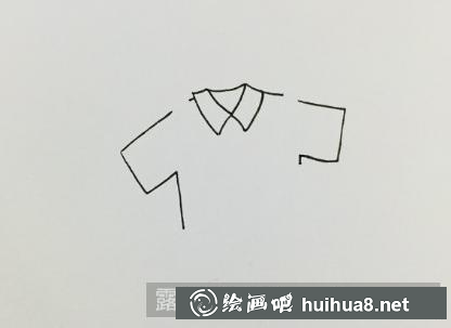 兒童服飾輪廓繪制步驟