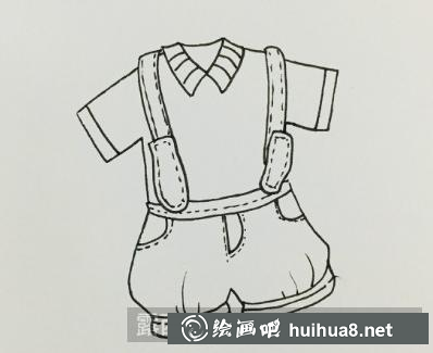 兒童服飾紋理繪制步驟