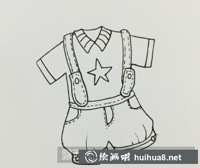兒童服飾裝飾繪制步驟
