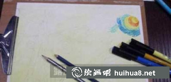 梵高星空水彩繪教程 夜晚星空臨摹方法