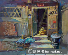 鄉(xiāng)村風(fēng)景油畫作品品鑒