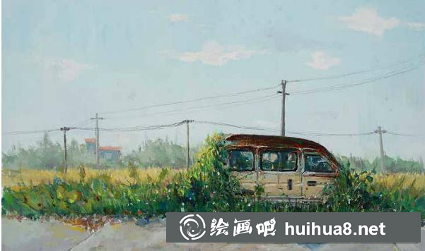 鄉(xiāng)村風景油畫2