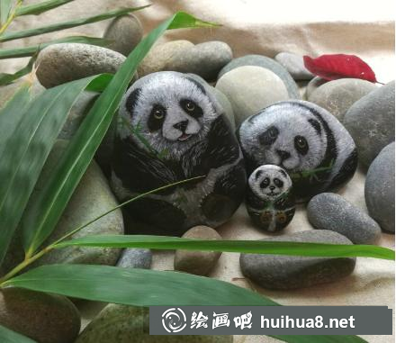 小羊石頭畫