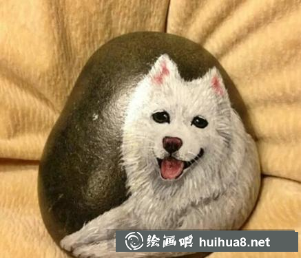 小熊石頭畫