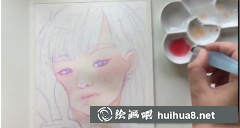 可愛女孩水彩畫步驟詳解