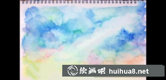 流星雨繪畫(huà)教程星空水彩畫(huà)畫(huà)法