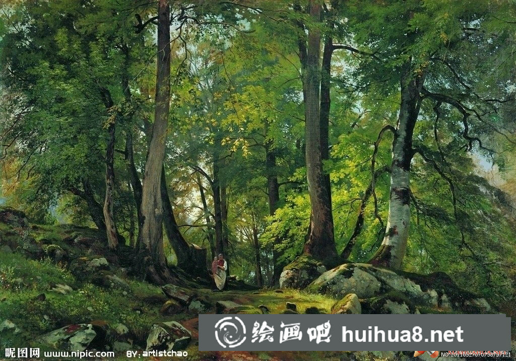 希施金油畫風(fēng)景作品欣賞【30P】(4)