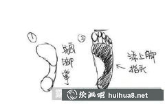 速寫腳技法揭秘 快速掌握腳部線條