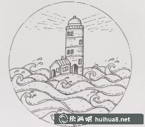 彩鉛插畫教程揭秘 燈塔藝術(shù)解析