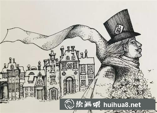 鋼筆畫教程