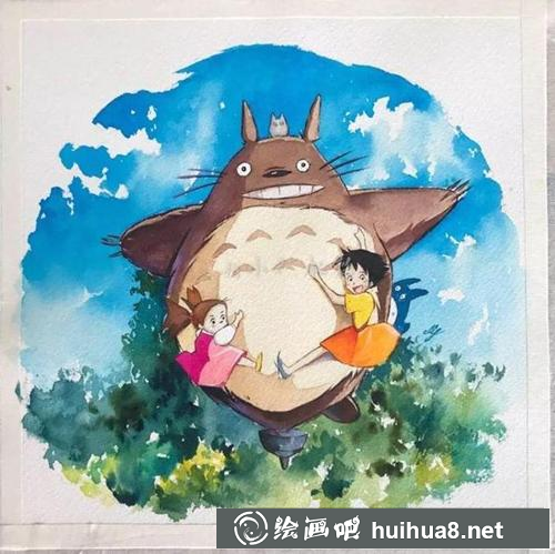 龍貓繪制步驟6