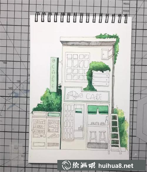 鋼筆畫教程